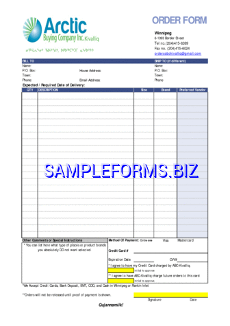 Work Order Template 3 pdf free